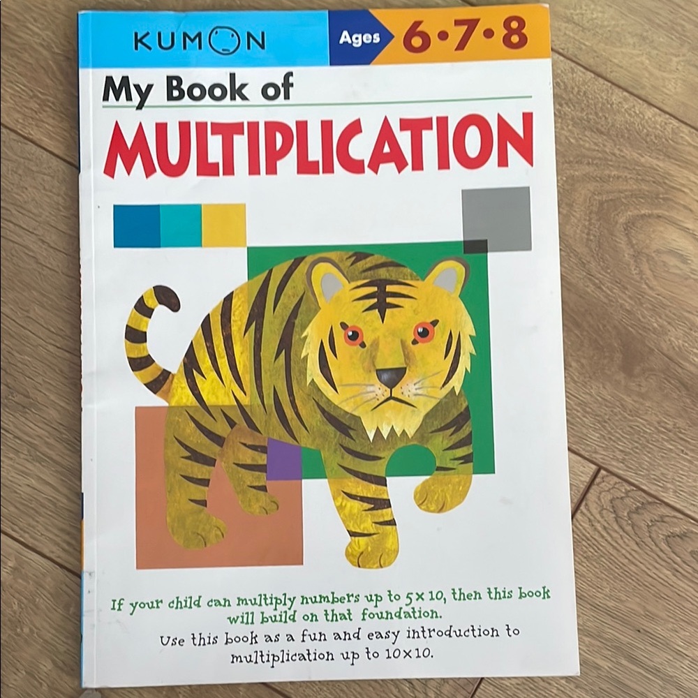 Kumon Multiplication workbook